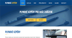 Desktop Screenshot of plynovevzpery.eu