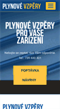 Mobile Screenshot of plynovevzpery.eu