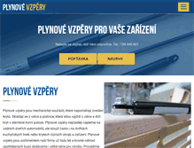 Tablet Screenshot of plynovevzpery.eu